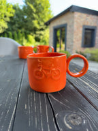 Kubek Ceramiczny Orange Bike 350 ml
