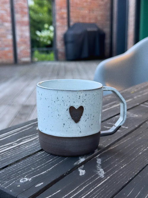 Ceramiczny Kubek B&W Heart 350 ml