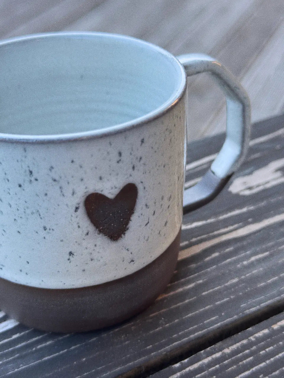 Ceramiczny Kubek B&W Heart 350 ml