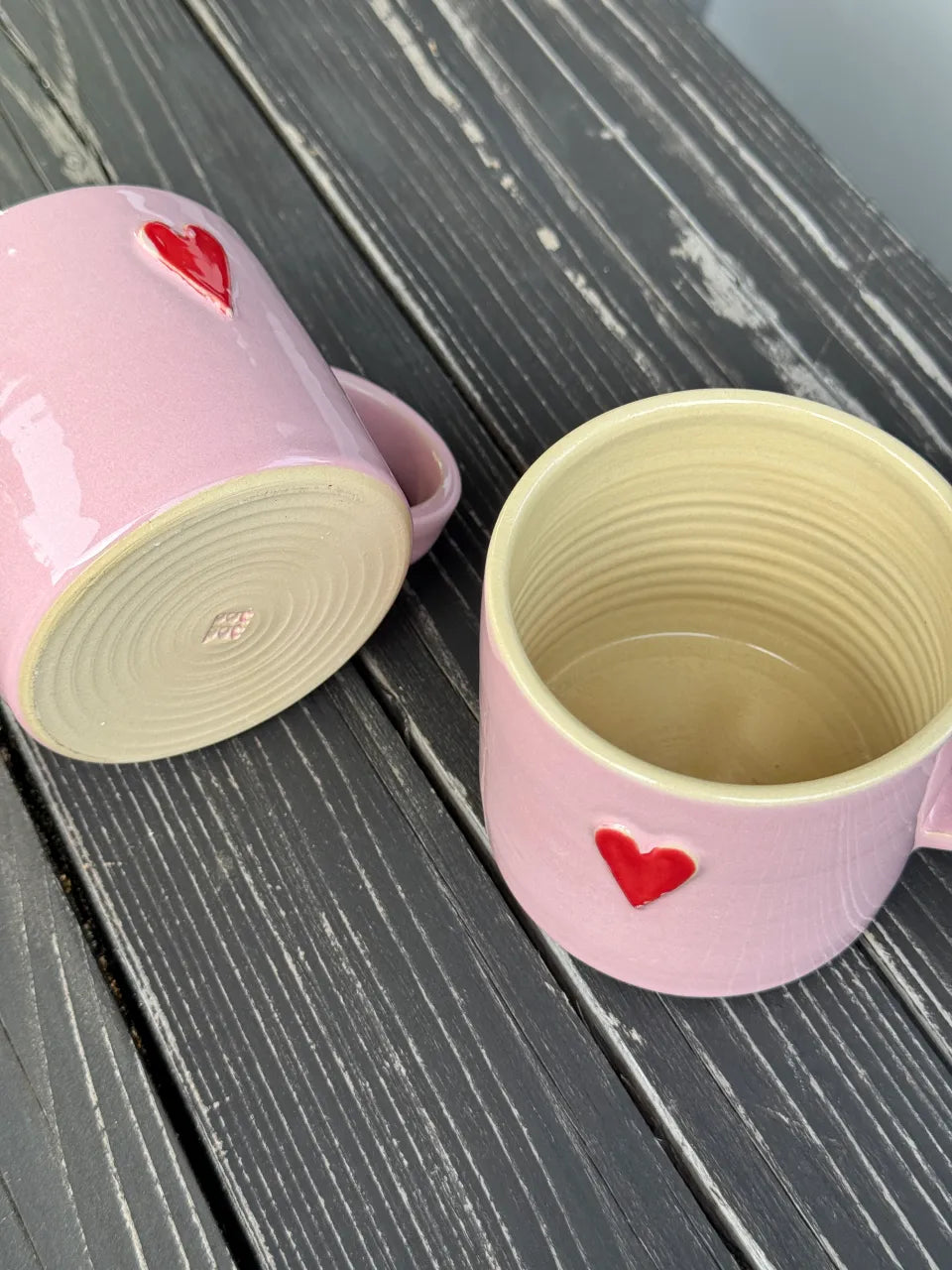 Kubek Ceramiczny Pink Heart 300 ml