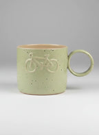 Kubek z Okrągłym Uchem Bike Moss 350 ml | SA