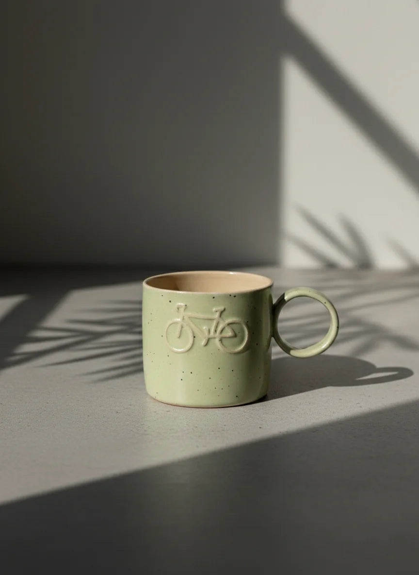 Kubek z Okrągłym Uchem Bike 350 ml | SA