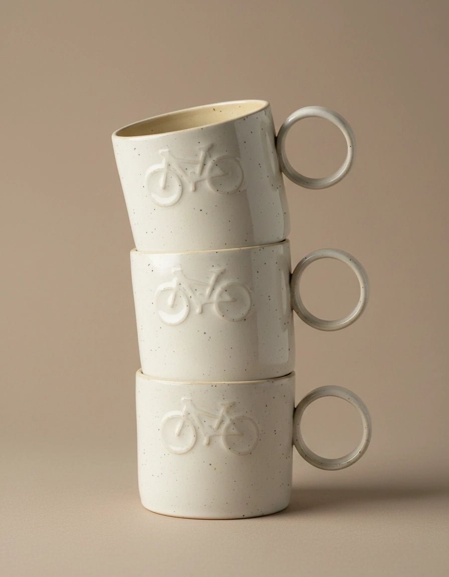 Kubek z Okrągłym Uchem Bike 350 ml | SA