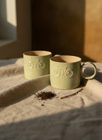 Kubek z Okrągłym Uchem Bike Moss 350 ml | SA