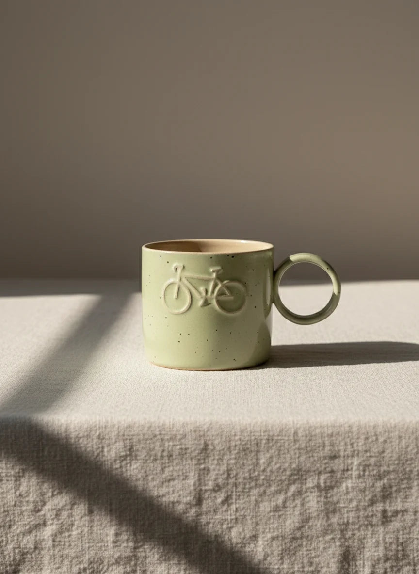 Kubek z Okrągłym Uchem Bike 350 ml | SA
