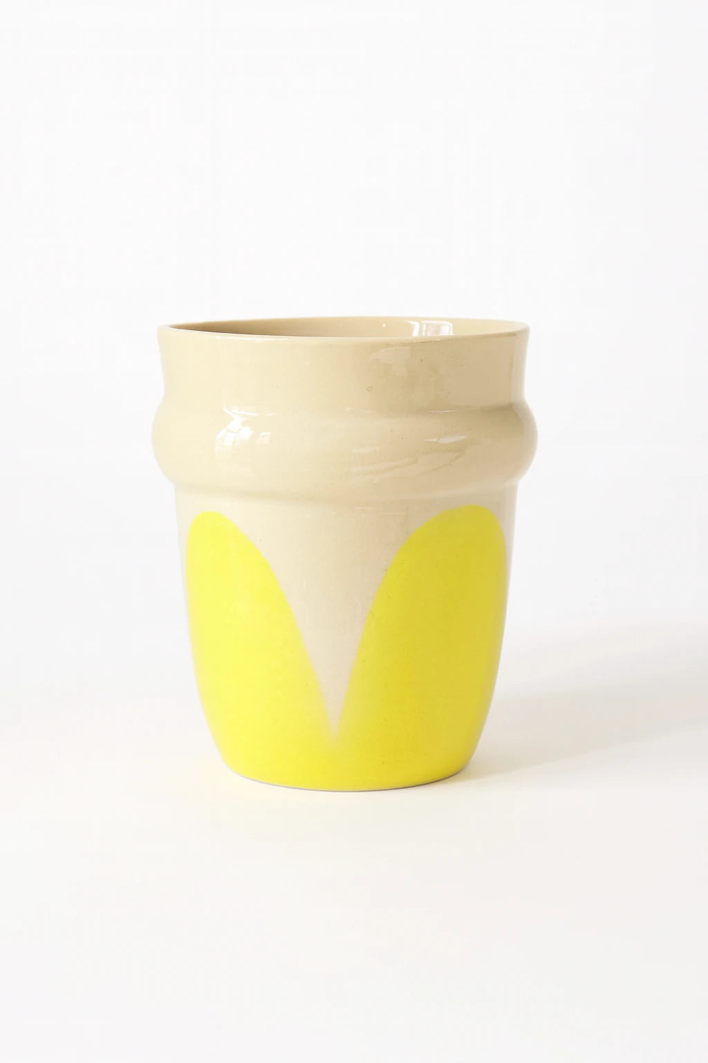 Czarka Ceramiczna Żółta Vintage 250 ml | SA