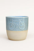 Ceramiczna Czarka Glossy Grey Bike 200 ml | SA
