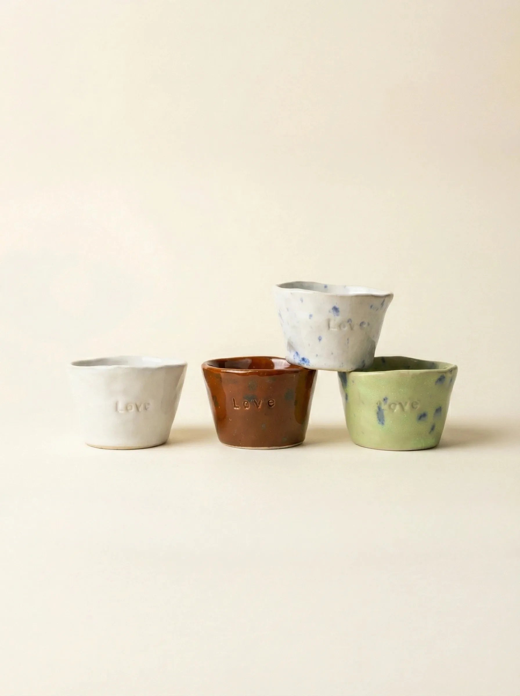 Kubek do Espresso Love Brown 100 ml | SA