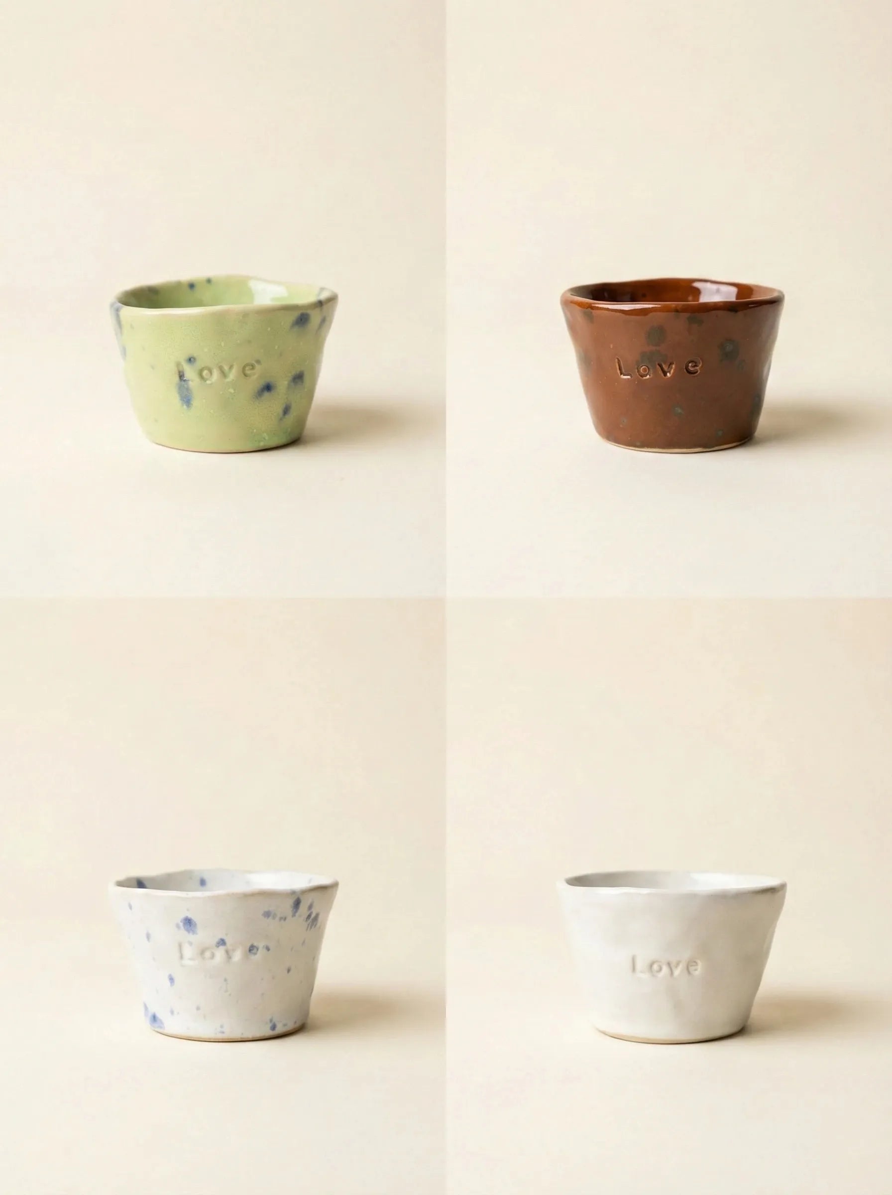 Kubek do Espresso Love Brown 100 ml | SA